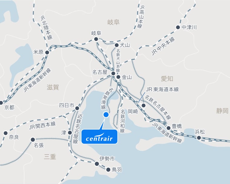 鉄道 広域マップ