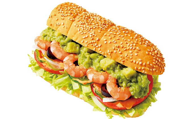 Shrimp Avocado - The ultimate combination of crispy shrimp and avocado 