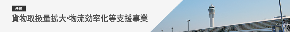 貨物取扱量拡大・物流効率化等支援事業