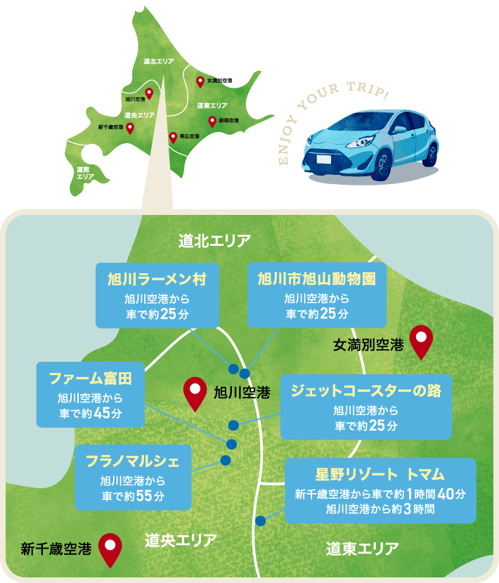 ドライブスポット図