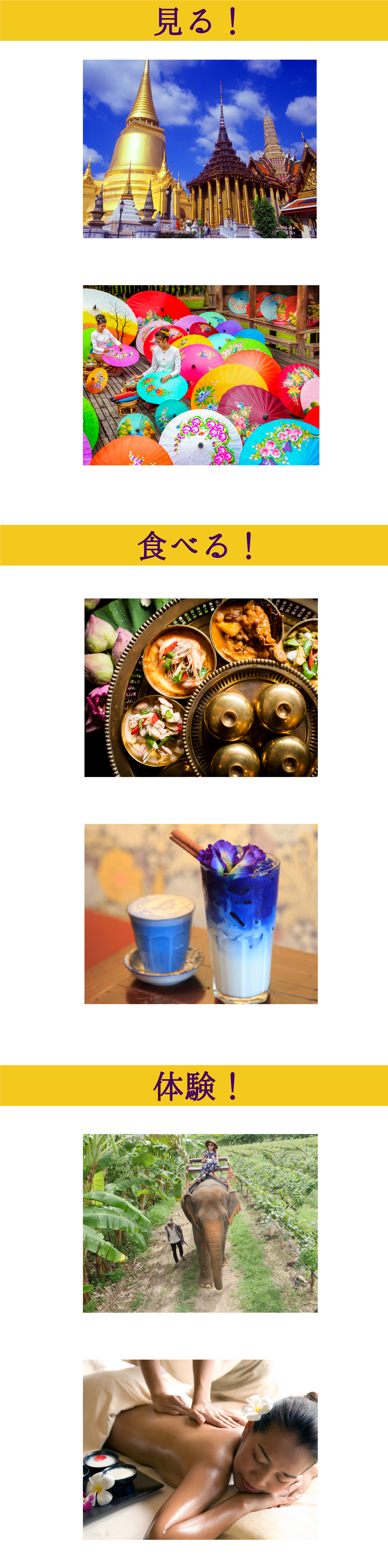 みんなが行きタイ！魅力的なタイ旅行