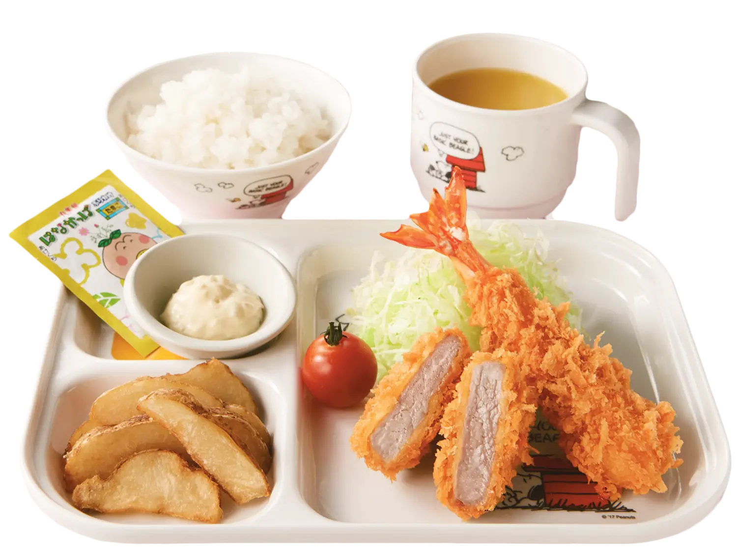 お子さまとんかつ御飯の画像