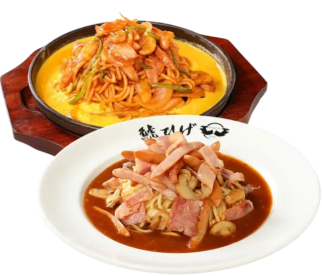 あんかけスパ&鉄板ナポリタン